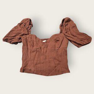 Aritzia Wilfred Bustier Blouse Small